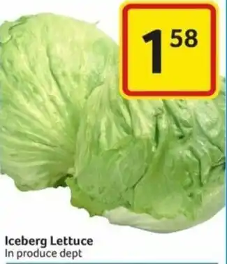 Harveys Supermarkets Iceberg Lettuce offer