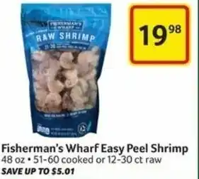 Harveys Supermarkets Fisherman's Wharf Easy Peel Shrimp 48 oz offer