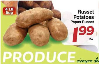 Russet potatoes