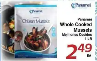 Sellers Bros Panamei whole cooked mussels offer