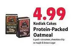 Festival Foods Kodiak cakes protein-packed oatmeal offer