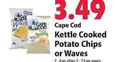 Festival Foods Cape cod kettle cooked potato chips or waves offer