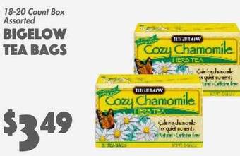 The Food Emporium Bigelow tea bags offer