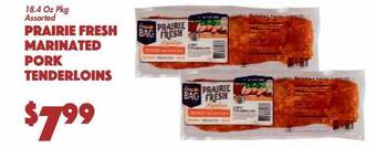 The Food Emporium Prairie fresh marinated pork tenderloins offer