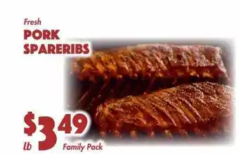 The Food Emporium Pork spareribs offer