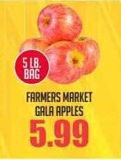 Harris Teeter Farmers market gala apples offer