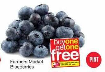 Harris Teeter Farmers market blueberries offer