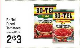 Lowes Foods Ro-tel diced tomatoes offer