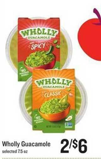 Lowes Foods Wholly guacamole offer