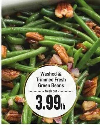 Lowes Foods Washed & trimmed fresh green beans offer