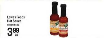 Lowes Foods Lowes foods hot sauce offer