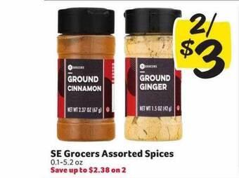 Winn Dixie Se grocers assorted spices offer