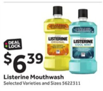 Stop&Shop Listerine Mouthwash offer