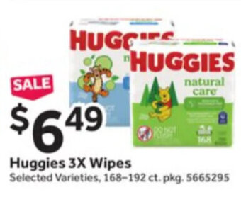 Stop&Shop Huggies 3X Wipes offer