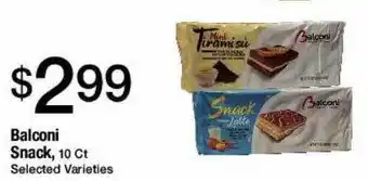 Jons International Balconi snack offer