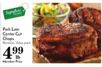 Pavilions Pork loin center cut chops offer