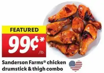 Lidl Sanderson Farms Chicken Drumstick & Thigh Combo offer