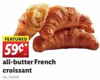 Lidl All-Butter French Croissant offer