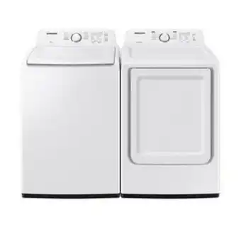Aaron's 4.0 cu. ft. active wave top load washer & 7.2 cu. ft. gas dryer offer