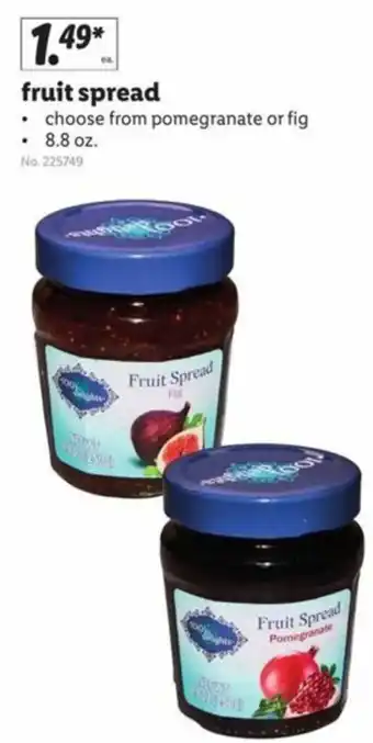 Lidl Fruit Spread 8.8 oz offer
