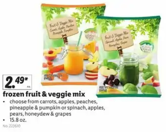 Lidl Frozen Fruit & Veggie Mix 15.8 oz offer