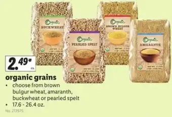 Lidl Organic Grains 176-26.4 oz offer