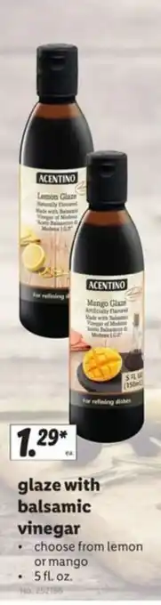 Lidl Glaze With Balsamic Vinegar 5 Fl. oz offer