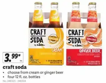 Lidl Craft Soda offer
