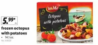 Lidl Frozen Octopus With Potatoes 14.1 oz offer
