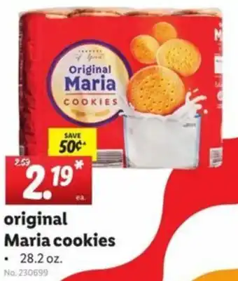 Lidl Original Maria Cookies 28.2 oz offer