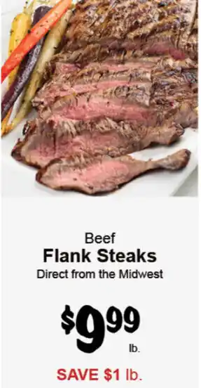 Stew Leonard's Beef Flank Steaks offer