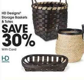 King Soopers Hd designs storage baskets & totes offer