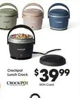 King Soopers Crockpot lunch crock offer