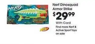 King Soopers Nerf dinosquad armor strike offer