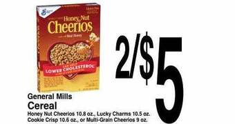 Super Saver General mills cereal offer