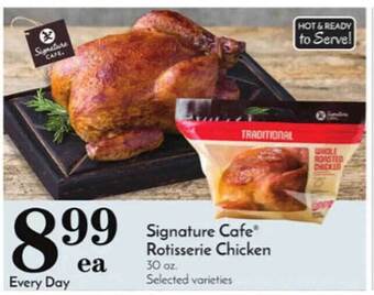 Pavilions Signature cafe rotisserie chicken offer