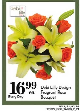 Pavilions Debi lilly design fragrant rose bouquet offer