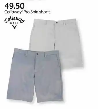 Bealls Callaway pro spin shorts offer