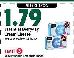 Festival Foods Essential everyday cream cheese offer