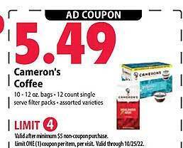Festival Foods Cameron's coffee offer