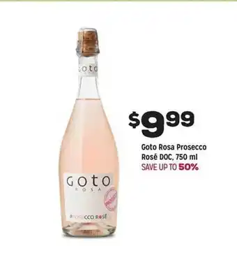 Grocery Outlet Goto rosa prosecco rosé doc offer