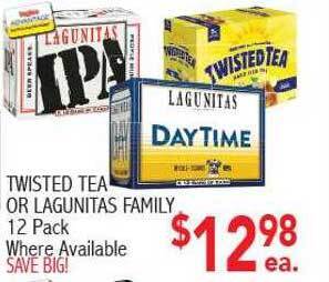 Ingles Markets Twisted tea or lagunitas family offer