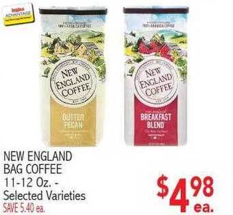Ingles Markets New england bag coffee offer