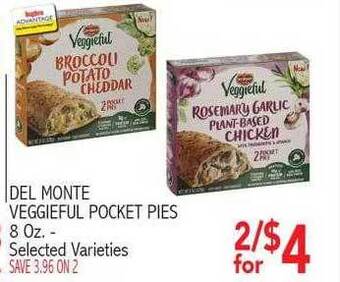 Ingles Markets Del monte veggieful pocket pies offer