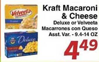 Sellers Bros Kraft macaroni & cheese offer