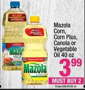 Super King Markets Mazola corn, corn plus, canola or vegetable oil offer