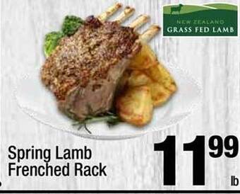 Super King Markets Spring lamb frenched rack offer