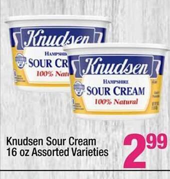 Super King Markets Knudsen sour cream offer