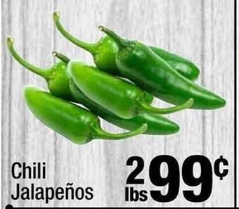 Super King Markets Chili jalapeños offer