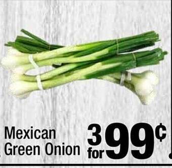 Super King Markets Mexican green onion offer